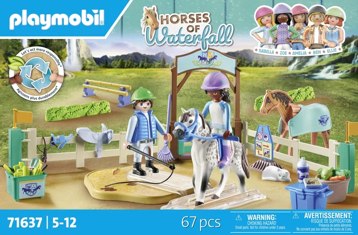 Playmobil Escuela Moderna de Equitación Horses of Waterfall 71637