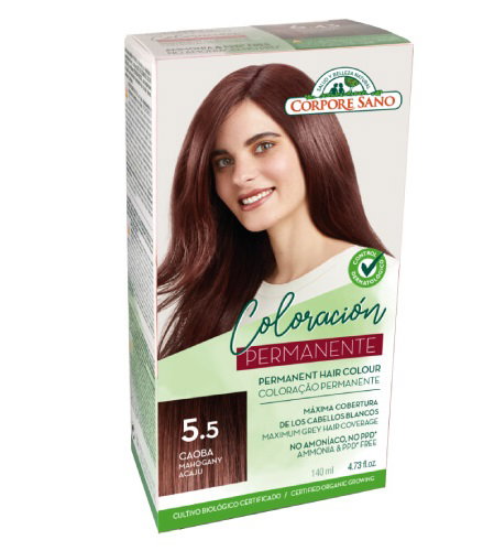 CORPORE SANO Tinte 5.5 Caoba Coloración Permanente 140 ml CORPORE SANO Tinte 5.5 Caoba Coloración Permanente 140 ml