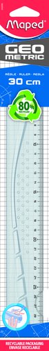 Regla Maped 30 Cms Geometric Reciclada Regla Maped 30 Cms Geometric Reciclada