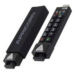 Apricorn Aegis Secure Key 32GB USB 3.2 Type-C Cifrado Hardware AES 256-bit XTS FIPS 140-2 L3