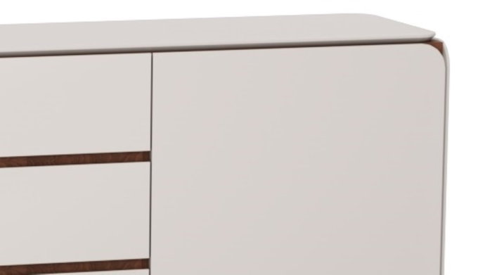 DKD Home Decor Buffet Moderno con Puertas y Cajones para Sala 41.5 x 183 x 80 cm