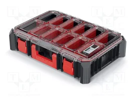 KISTENBERG X BLOCK BRIDGE Contenedor Colectivo Negro con Tapa Transparente