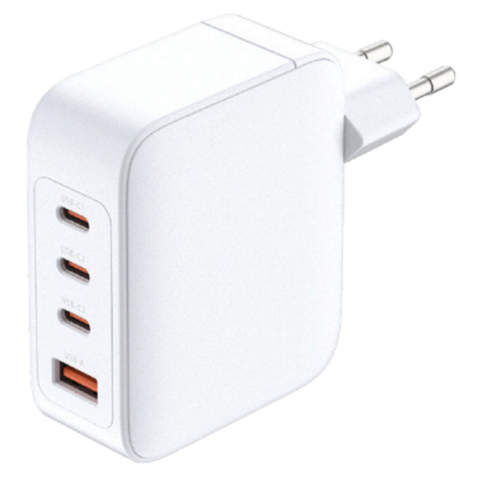 D-Link Cargador de Pared GaN DCF-141/E 140W 3xUSB-C + USB-A D-Link Cargador de Pared GaN DCF-141/E 140W 3xUSB-C + USB-A