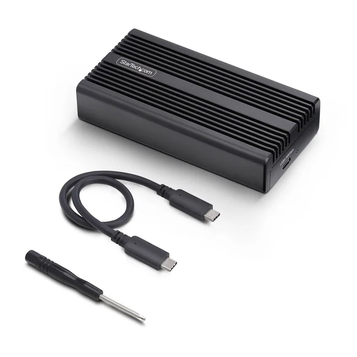 StarTech.com 1USB4-NVME-ENCLOSURE Caja Externa para SSD NVMe M.2 USB4 40Gbps - Compatible Thunderbolt 5/4/3 y Unidades 2230/2242/2260/2280 - Negro