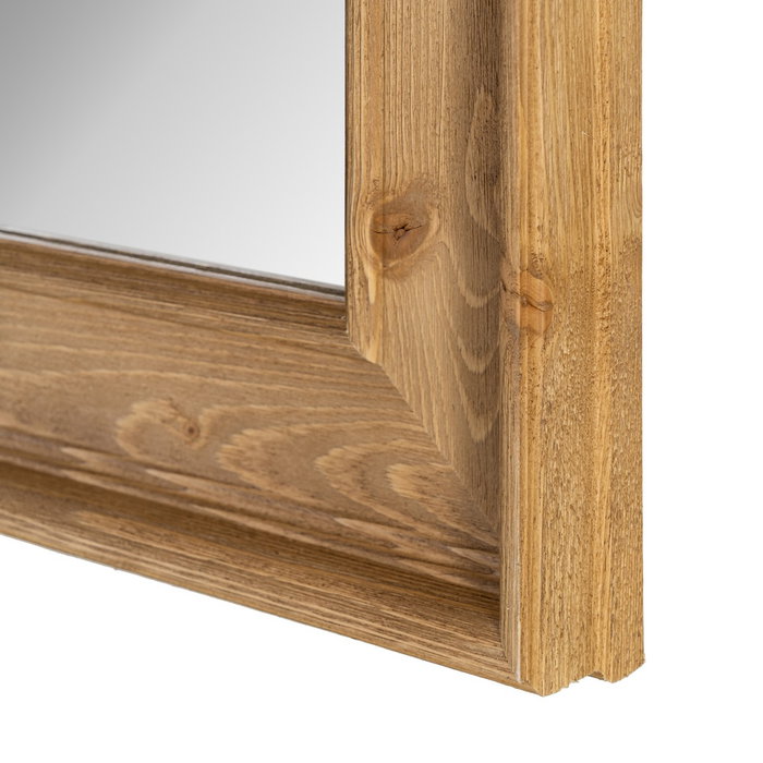 Espejo Marrón Claro Madera Decoración 70 X 4 X 171 cm