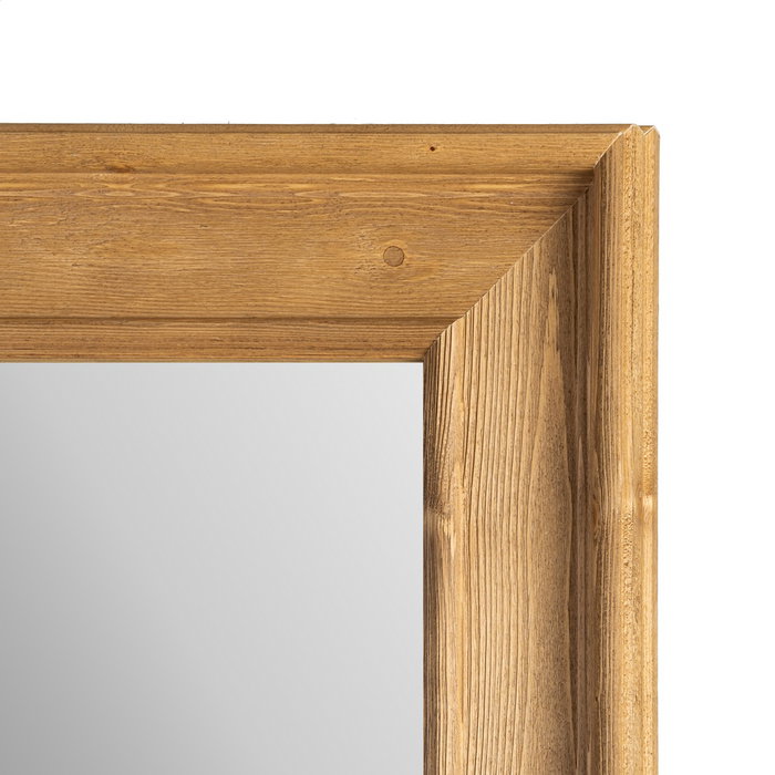 Espejo Marrón Claro Madera Decoración 70 X 4 X 171 cm