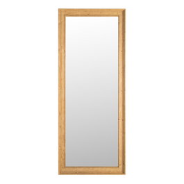 Espejo Marrón Claro Madera Decoración 70 X 4 X 171 cm