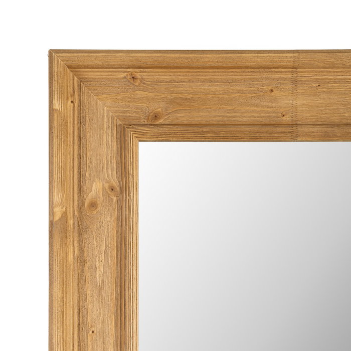 Espejo Marrón Claro Madera Decoración 70 X 4 X 171 cm