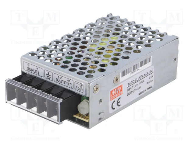 MEAN WELL Convertidor DC/DC SD-15A-24 15W 24V DC