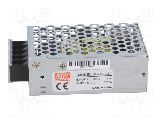 MEAN WELL Convertidor DC/DC SD-15A-24 15W 24V DC