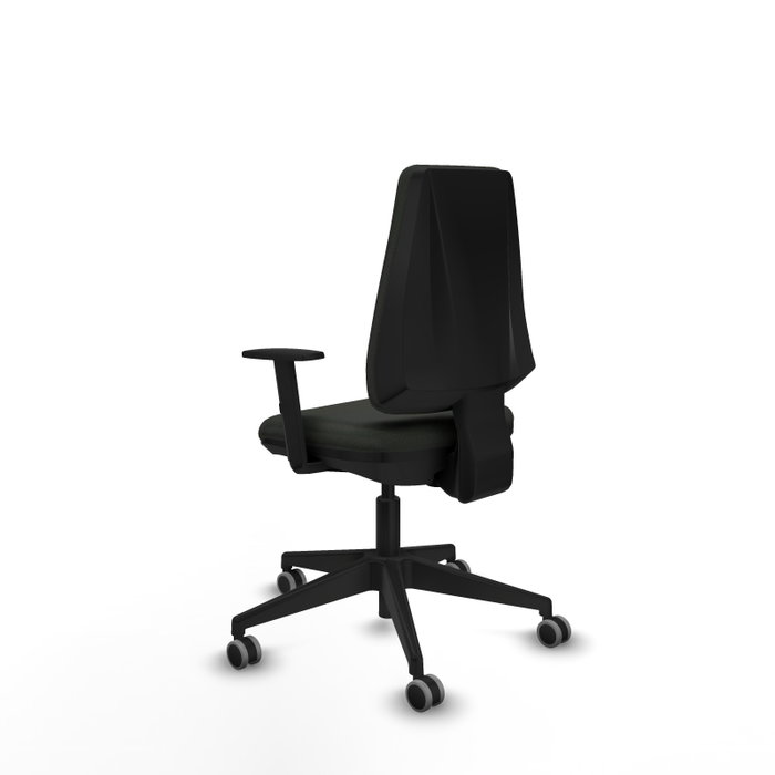 PIQUERAS Y CRESPO Silla de oficina Elche con Brazos 1D Negro PIQUERAS Y CRESPO Silla de oficina Elche con Brazos 1D Negro