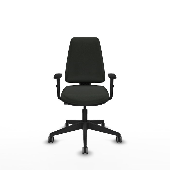 PIQUERAS Y CRESPO Silla de oficina Elche con Brazos 1D Negro PIQUERAS Y CRESPO Silla de oficina Elche con Brazos 1D Negro