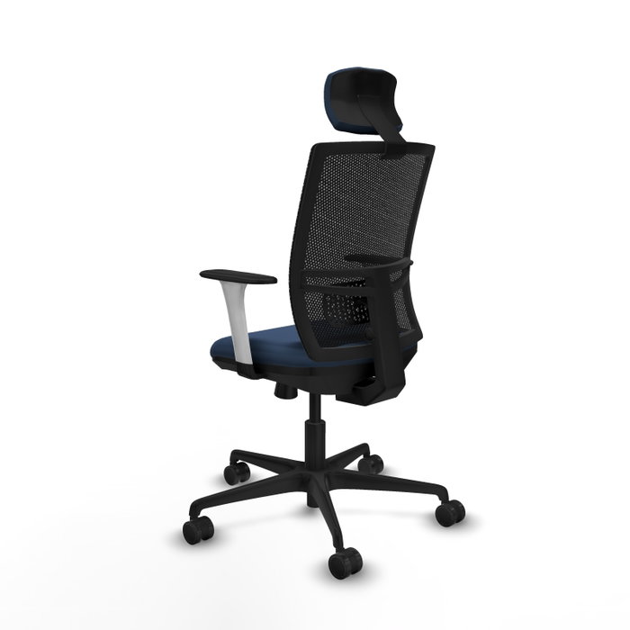 PIQUERAS Y CRESPO Silla de oficina Yunquera con mecanismo Sincro/Traslack Azul marino PIQUERAS Y CRESPO Silla de oficina Yunquera con mecanismo Sincro/Traslack Azul marino
