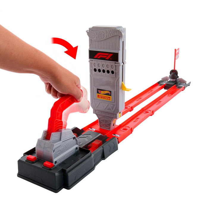 Mattel Hot Wheels Reto Parrilla De Salida F1 JKM88 Conjunto Pista Coches F1