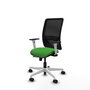 PIQUERAS Y CRESPO Silla de oficina Zulema Verde y Negro con Mecanismo Sincro/Traslack
