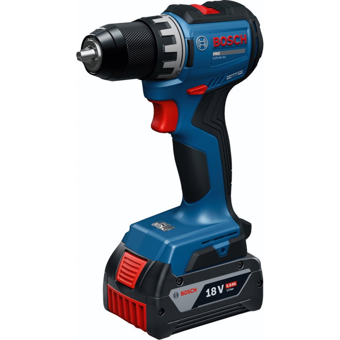 Bosch Professional GSR 18V-52 Atornillador Perforador con 2 Baterías y L-Boxx Bosch Professional GSR 18V-52 Atornillador Perforador con 2 Baterías y L-Boxx
