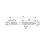 SPAX Tornillos de terraza T25 A2 5x80, 100 unidades