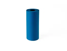 Liderpapel Papel de Regalo Kraft, Bobina 31 cm de Ancho, 60 g/m², 3.5 kg, Color Azul Cobalto, Papel Verjurado para Manualidades y Packaging