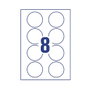 AVERY Zweckform L4881-20 Etiquetas de nombres blancas 65,0 x 65,0 mm