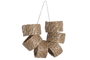 DKD Home Decor Set de 6 Servilleteros de Bambú y Ratán Natural