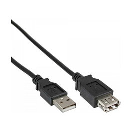 DeLOCK 83401 Cable de extensión USB 2.0 USB A a USB A 0,5 m Negro