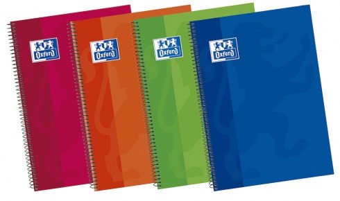 Bloc Oxford School Tapa Extra 4º 80H Horizontal 90G Surtido (4 Col.) (Set de 5) Bloc Oxford School Tapa Extra 4º 80H Horizontal 90G Surtido (4 Col.) (Set de 5)