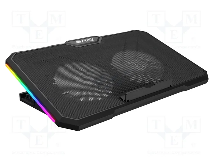 Fury Gunbai G3 Base de refrigeración con 2 ventiladores de 120mm RGB