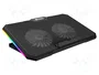 Fury Gunbai G3 Base de refrigeración con 2 ventiladores de 120mm RGB