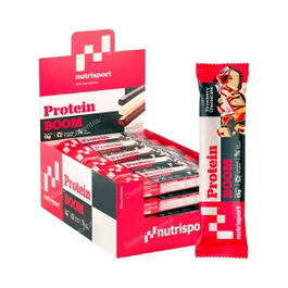 NUTRISPORT Protein Boom barritas fresa-cheesecake 24ud.