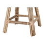 DKD Home Decor Taburete de Mimbre y Ratán Apilable Natural