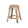 DKD Home Decor Taburete de Mimbre y Ratán Apilable Natural