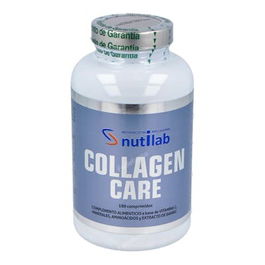 NUTRI LAB Colágeno Care 180 Comp. Complemento alimenticio vegano con Vitamina C, Hierro y Magnesio para la piel y huesos