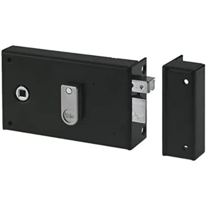 Yale YAH36D Cerradura horizontal de superficie con ruedecilla Caqui Versión Derecha 2 llaves