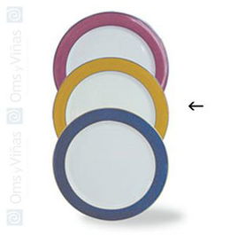 Plato llano Maroc Ocre, 31 cm, vajilla (Set de 6)