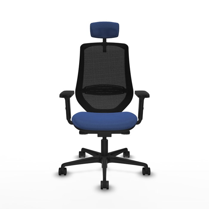 PIQUERAS Y CRESPO Silla de oficina Mardos con mecanismo Sincro/Traslack, Azul marino y Negro PIQUERAS Y CRESPO Silla de oficina Mardos con mecanismo Sincro/Traslack, Azul marino y Negro