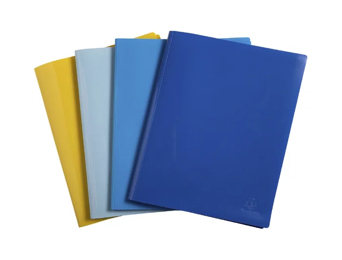 Exacompta Carpeta Escaparate 40 Fundas DIN A4 Reciclada Polipropileno Colores Surtidos