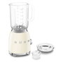 Smeg BLF03CREU Batidora de Vaso 1.5L 800W Función Impulso y Picahielos Color Pastel Crema