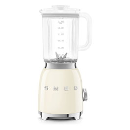 Smeg BLF03CREU Batidora de Vaso 1.5L 800W Función Impulso y Picahielos Color Pastel Crema