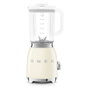 Smeg BLF03CREU Batidora de Vaso 1.5L 800W Función Impulso y Picahielos Color Pastel Crema