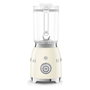 Smeg BLF03CREU Batidora de Vaso 1.5L 800W Función Impulso y Picahielos Color Pastel Crema