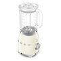 Smeg BLF03CREU Batidora de Vaso 1.5L 800W Función Impulso y Picahielos Color Pastel Crema