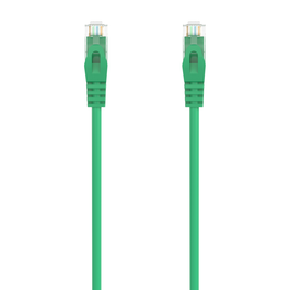 AISENS - CABLE DE RED LATIGUILLO RJ45 LSZH CAT.6A 500 MHZ UTP AWG24, VERDE, 2.0M