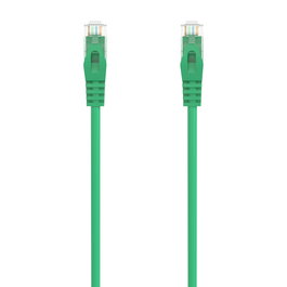 AISENS - CABLE DE RED LATIGUILLO RJ45 LSZH CAT.6A 500 MHZ UTP AWG24, VERDE, 2.0M