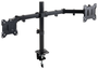 Tooq Soporte de Mesa para 2 Pantallas 17''-27'', Negro