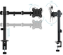 Tooq Soporte de Mesa para 2 Pantallas 17''-27'', Negro