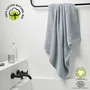 Today TOD3574643537041 Toalla de Baño Maxi 90 x 150 cm Algodón Orgánico Acero