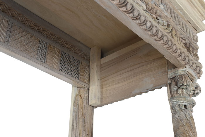 DKD Home Decor Banco Indio Natural Mango 190 x 54 x 215 cm DKD Home Decor Banco Indio Natural Mango 190 x 54 x 215 cm