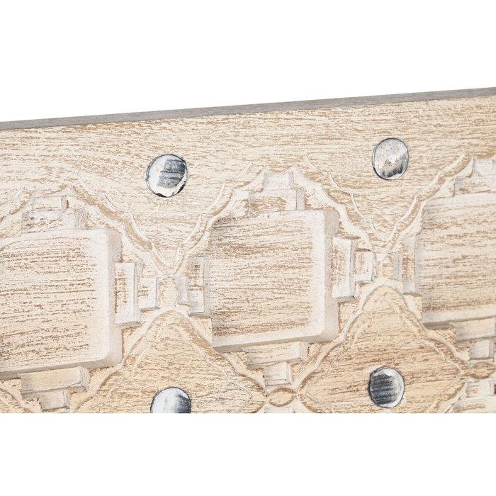 DKD Home Decor Banco de Mango Envejecido Natural