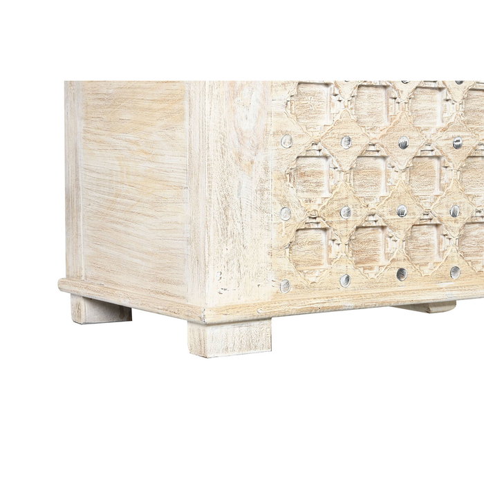 DKD Home Decor Banco de Mango Envejecido Natural