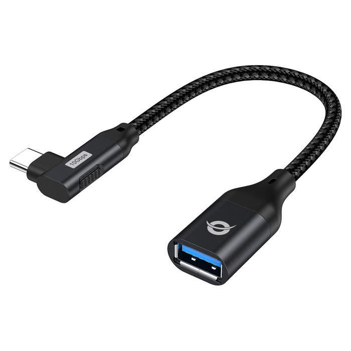 Conceptronic Adaptador USB-C a USB-A 3.0 OTG 90° Negro Conceptronic Adaptador USB-C a USB-A 3.0 OTG 90° Negro